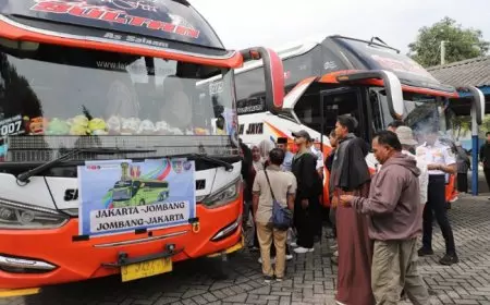 Dishub Jombang Fasilitasi Program Angkutan Mudik dan Balik Lebaran Gratis
