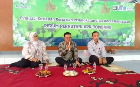 Perhutani KPH Jombang Manfaatkan Momen Idul Fitri untuk Tingkatkan Jiwa Korsa