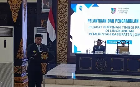 Bupati Warsubi Lantik 5 Pejabat Strategis, Ini Daftar Namanya