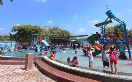 Jadi Primadona Libur Lebaran, Wisata Air Oro-Oro Ombo Lamongan Diserbu Ribuan Pengunjung