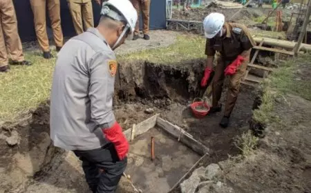 Akhiri Sengketa Lahan 74 Tahun, Pembangunan Mapolsek Sumbergempol Resmi Dimulai