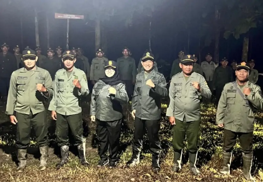 Perhutani KPH Jombang Gelar Apel Siaga dan Patroli Gabungan Antisipasi Gangguan Keamanan Hutan