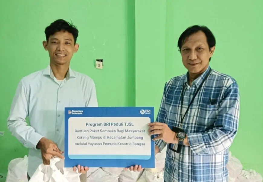 Program BRI Peduli Salurkan 1.500 Paket Sembako di Jombang, Bantu Warga Kurang Mampu
