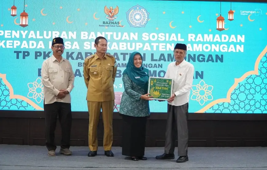 Gandeng Baznas, PKK Lamongan Salurkan Bansos untuk 46 Lembaga Sosial Anak