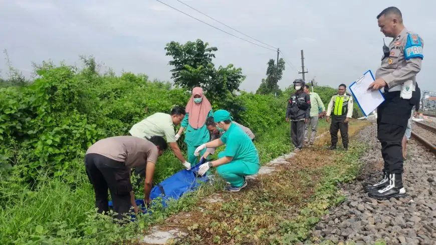 Mr X di Lamongan Tewas Mengenaskan Tertabrak KA Anjasmoro