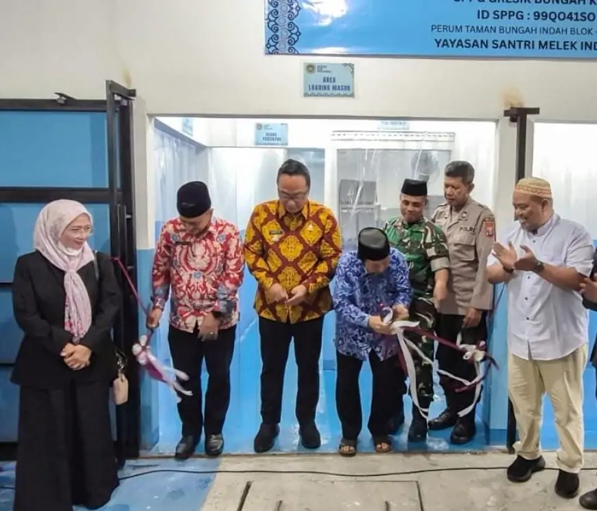 Dapur MBG di Bungah Diresmikan, Wabup Gresik Ajak Warga Ikut Awasi Kualitas Makanan