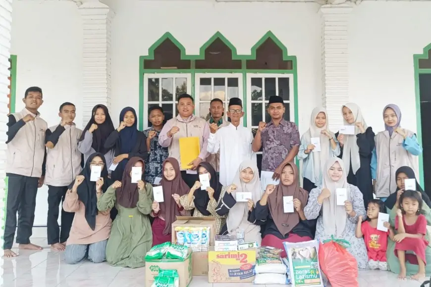 Lazismu OKU Timur Bagikan Paket Sembako hingga THR Yatim