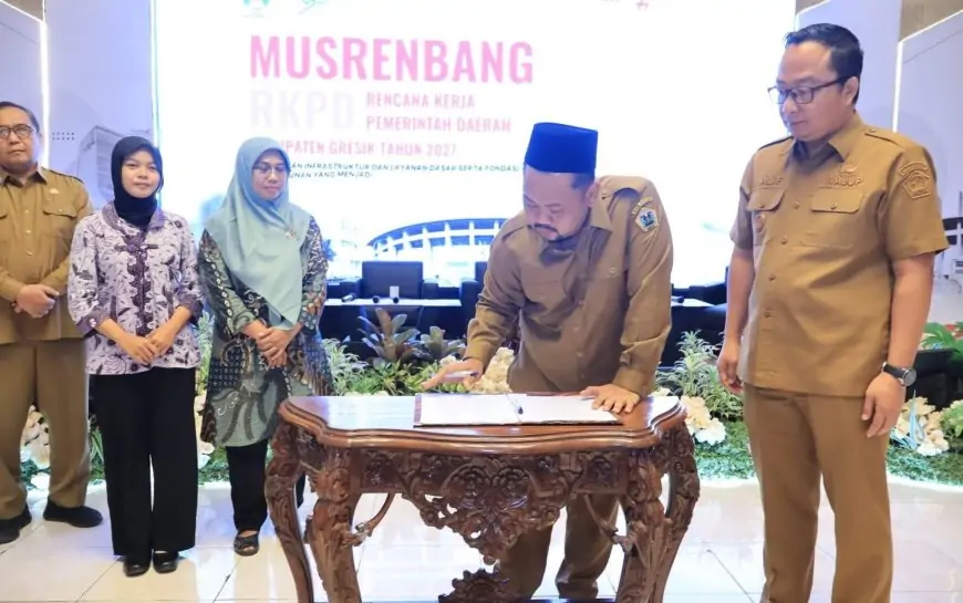Musrenbang 2027, Bupati Gresik Tegaskan Pembangunan Harus Terukur di Tengah Ketidakpastian Global