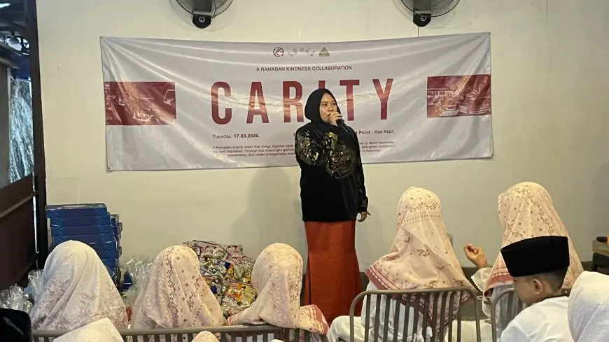 Gerai UMKM Lamongan dan Local Elite Manjakan Puluhan Anak Yatim Keliling Kota Naik Mobil Ceper