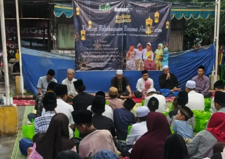 Konsisten Berbagi di Bulan Ramadan, Gantangan Bungah BC Kembali Santuni Puluhan Anak Yatim