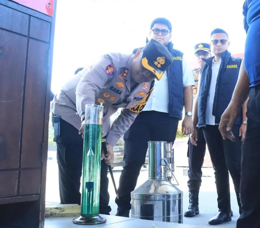 Mudik Lebaran 2026, Polres Gresik Sidak SPBU Pastikan Stok dan Kualitas BBM Aman
