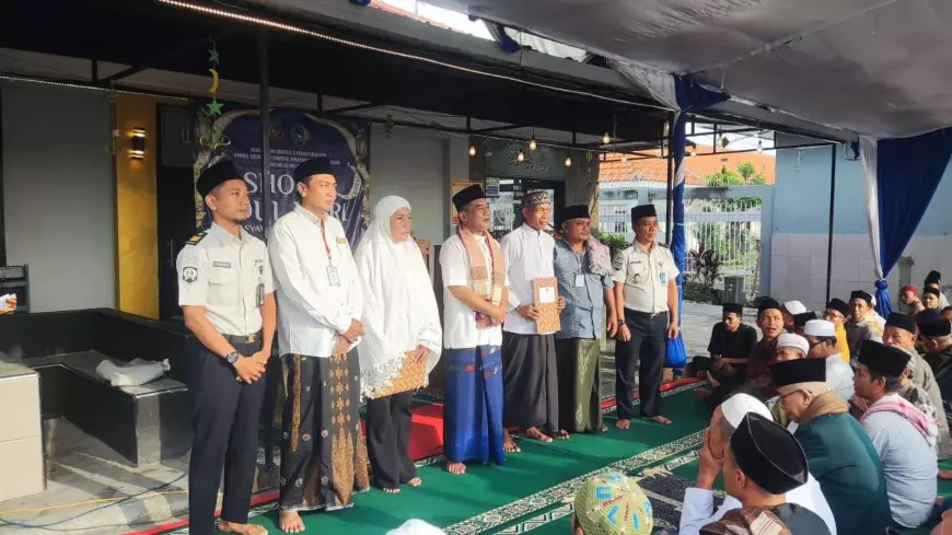 Momen Idulfitri, 446 Warga Binaan Lapas Kelas IIB Lamongan Terima Remisi Khusus