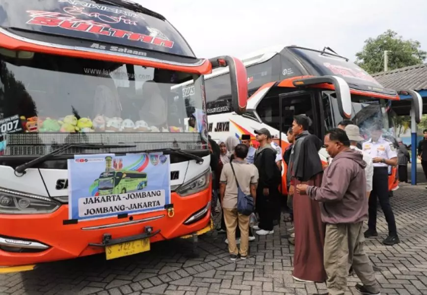 Dishub Jombang Fasilitasi Program Angkutan Mudik dan Balik Lebaran Gratis