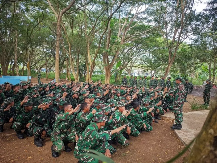 Ratusan Personel TNI Tiba di Pacitan, Tempati Wisma Atlet Tunggu Pembangunan Batalyon