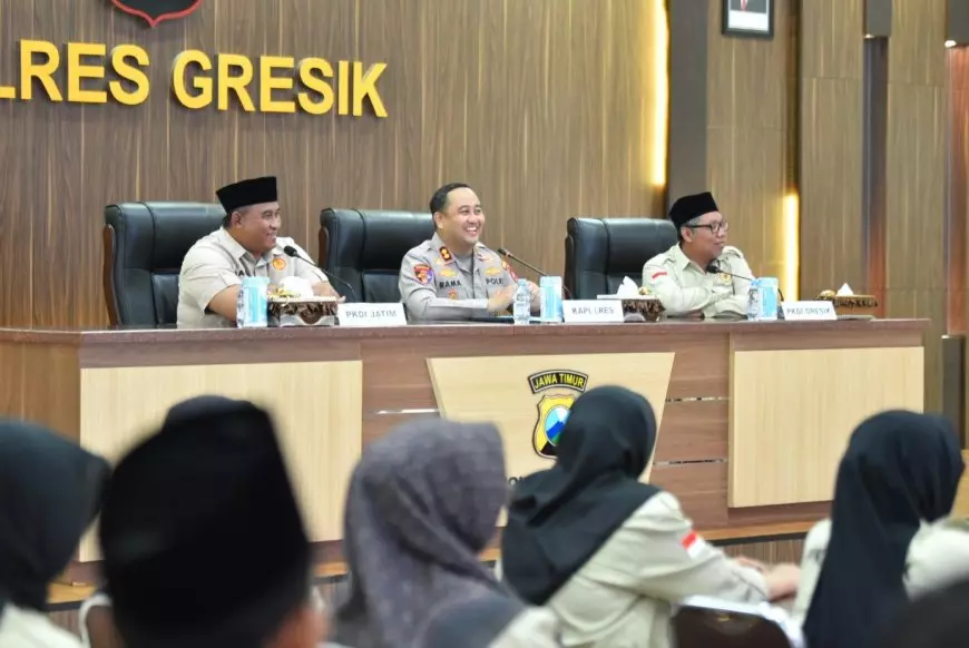 Judi Online dan Potensi Konflik Sosial Jadi Sorotan, Kapolres Gresik Perkuat Sinergi dengan Kades