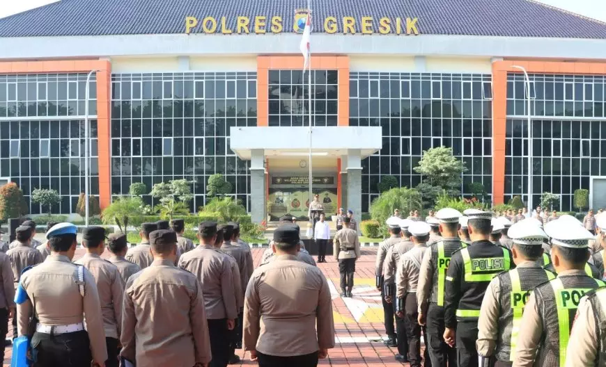 Lebaran 2026 Kondusif, Kapolres Gresik Apresiasi Kesiapsiagaan Personil