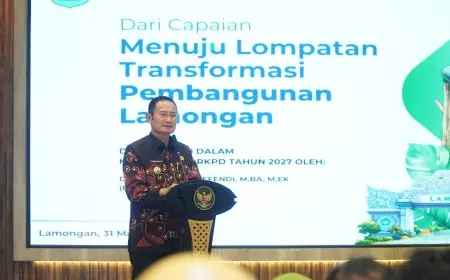 Selaraskan Program Pusat, Bupati Lamongan Paparkan 9 Agenda Prioritas Pembangunan 2027