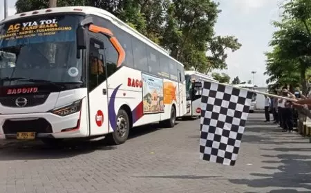 Bantu Warga Kembali Kerja, Pemkab Tulungagung Berangkatkan 270 Peserta Balik Gratis ke Surabaya