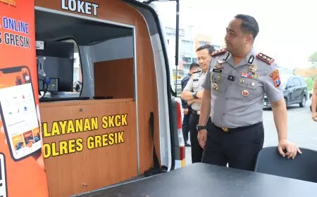 Sidak Layanan Publik, Kapolres Gresik Turun Langsung Cek Lapangan Pastikan Bebas Pungli