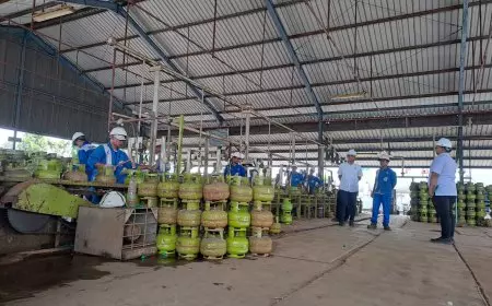 Stok Elpiji 3 Kg di Jombang Menipis, Polisi Sidak ke  SPBE