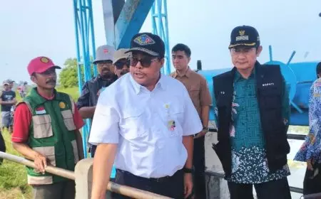 Kementan dan Pemkab Lamongan Optimalkan Irigasi Hadapi Kemarau