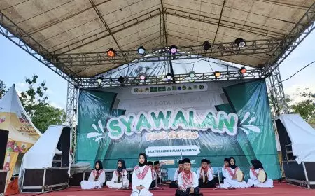 Syawalan Fest 2026 Pacitan Diramaikan Lomba Rebana SD dan Wahana Hiburan