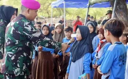 Sisi Humanis Danpasmar 2: Bagikan Semangat Mimpi Besar untuk Anak Pelosok Labuhan Merak