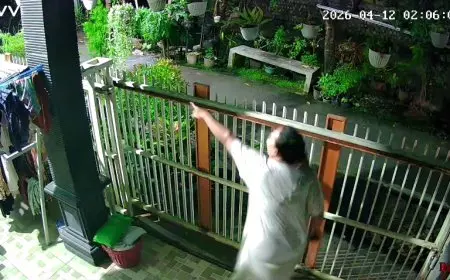 Pelaku Maling Pakaian Dalam di Lamongan Kembali Beraksi, Aksi Kejar-kejaran Terjadi
