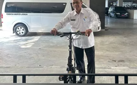 Rabu Pedal, Cara Seru Sekda Lamongan Dukung Efisiensi Energi Sembari Olahraga