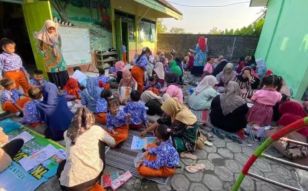 Dinas Pendidikan Lamongan Gelar Festival 3M Serentak, Upaya Perkuat Motorik dan Karakter Anak