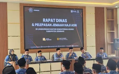 51 ASN Kemenag Jombang Dilepas Menuju Tanah Suci
