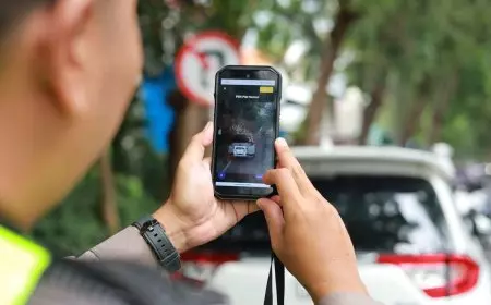Tilang Digital di Gresik Makin Canggih, Satlantas Resmi Terapkan ETLE Handheld