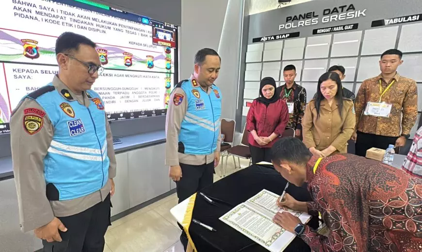 Rekrutmen Polri Usung prinsip BETAH, Kapolres Gresik: Tanpa Pungli dan Titipan