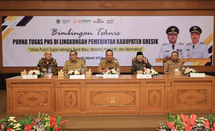 Bimtek Purna Tugas, Wabup : Pensiun Bermakna ASN Gresik Tetap Berkarya