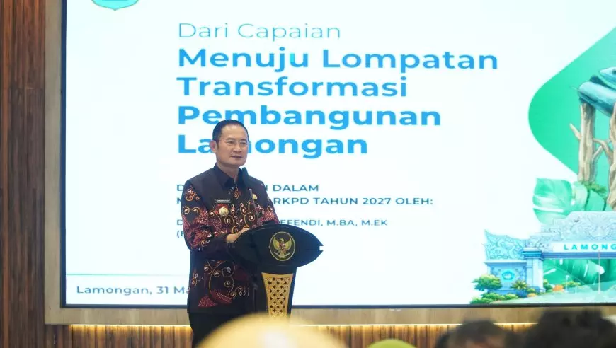 Selaraskan Program Pusat, Bupati Lamongan Paparkan 9 Agenda Prioritas Pembangunan 2027