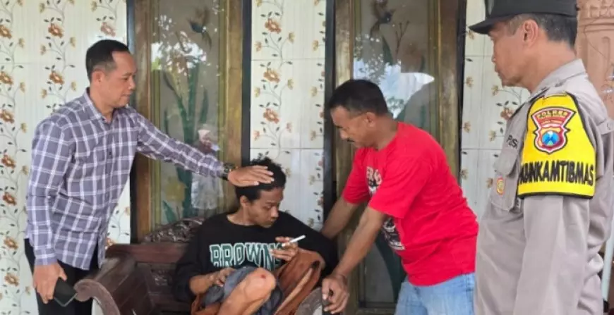 Cekcok Berujung Sabetan Sabit, Pria ODGJ di Tulungagung Lukai Adik Kandung Sendiri