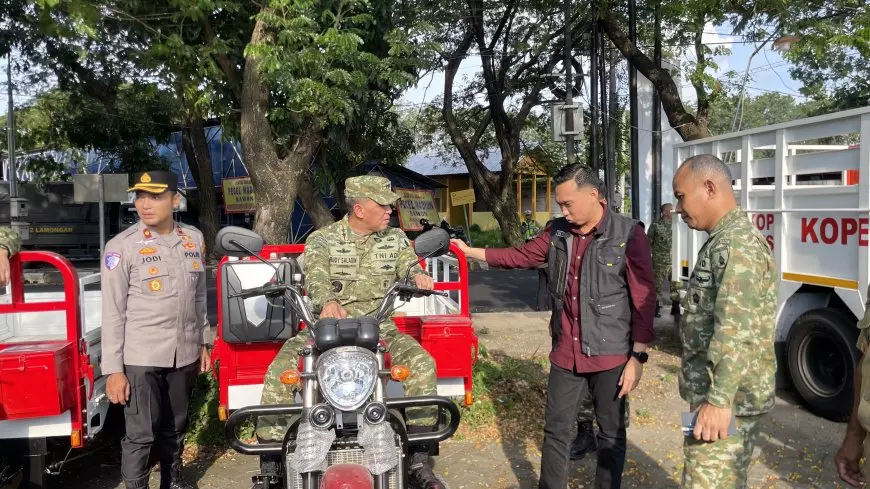 Pastikan Kesiapan Kunjungan RI 1, Pangdam V Brawijaya Tinjau KDKMP Sukorejo Lamongan