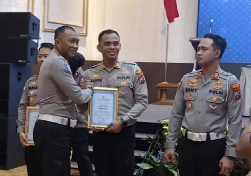 Satlantas Polres Gresik Raih Predikat Teraktif 2 dari Polda Jatim Awal 2026