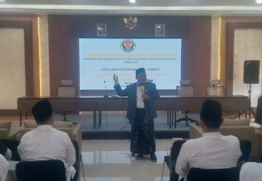 Sebanyak 17 Jemaah Haji Cadangan Naik Status, Kemenhaj Jombang Adakan Bimbingan Manasik Haji 