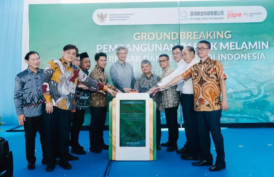 Investasi Rp10,2 Triliun, Pabrik Melamin Terbesar di KEK JIIPE Gresik Berbasis Emisi Rendah