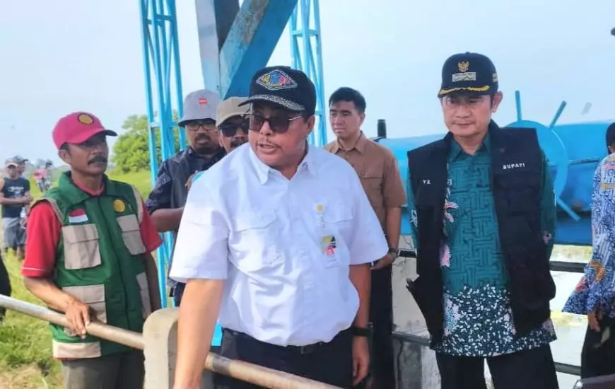 Kementan dan Pemkab Lamongan Optimalkan Irigasi Hadapi Kemarau