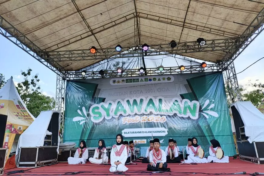 Syawalan Fest 2026 Pacitan Diramaikan Lomba Rebana SD dan Wahana Hiburan