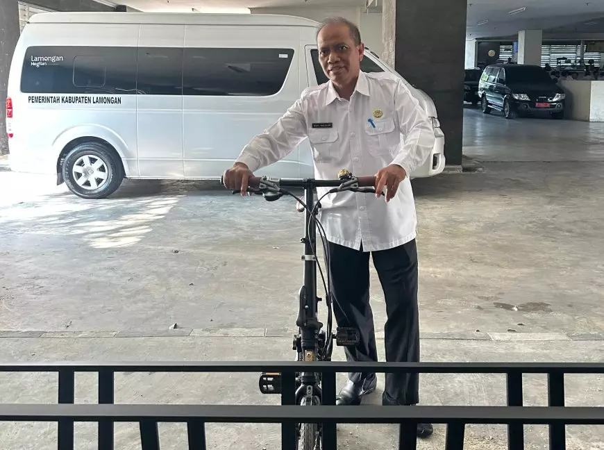 Rabu Pedal, Cara Seru Sekda Lamongan Dukung Efisiensi Energi Sembari Olahraga
