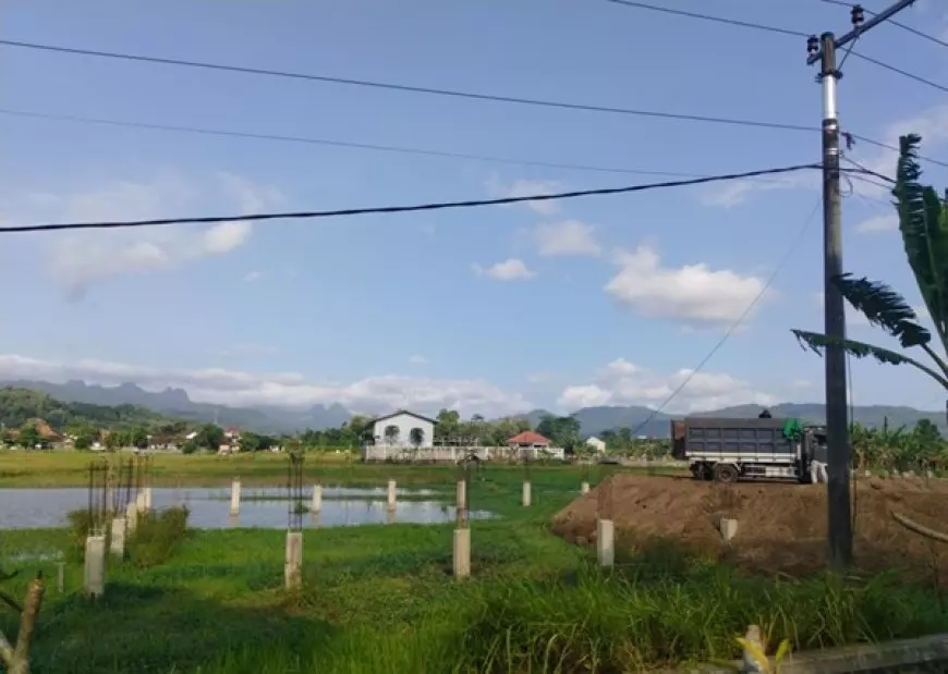 Proses LP2B Berjalan, Sejumlah Lahan Sawah Pacitan Justru Dibangun KDMP
