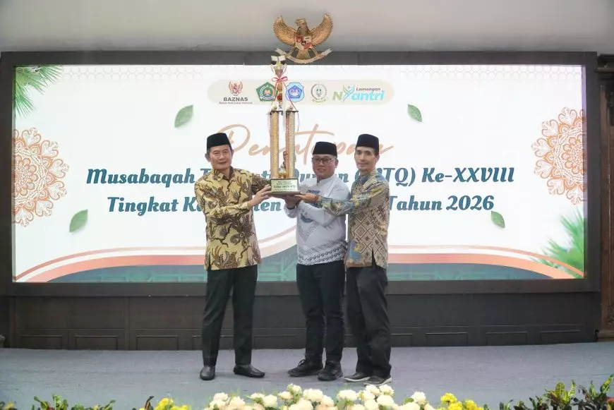 MTQ Ke-28 Lamongan Resmi Ditutup, Kecamatan Kota Sabet Juara Umum