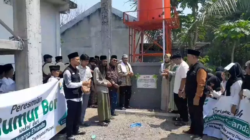 Antisipasi Krisis Air Bersih Dampak El Nino, Ponpes di Lamongan Terima Bantuan Sumur Bor