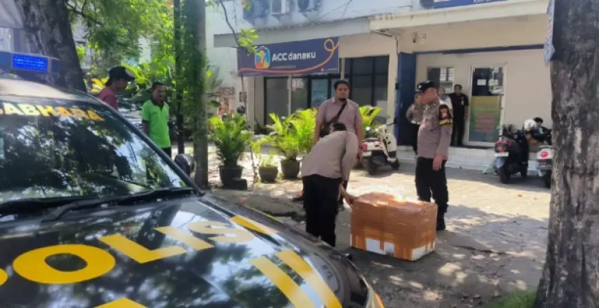 Geger Kotak Berlakban Coklat di Depan BAF Tulungagung, Saat Dibuka Ternyata Isinya Ini