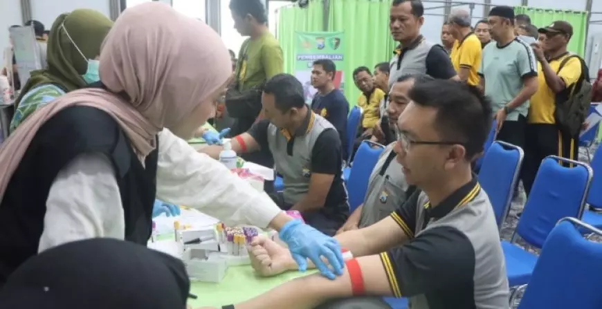 Persiapan Karir dan Cek Fisik, 113 Anggota Polres Trenggalek Jalani Pemeriksaan Kesehatan Maraton