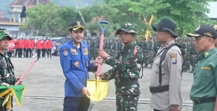 Wabup Syah Buka TMMD ke-108 di Trenggalek, Strategi Jitu Pangkas Biaya Infrastruktur Desa