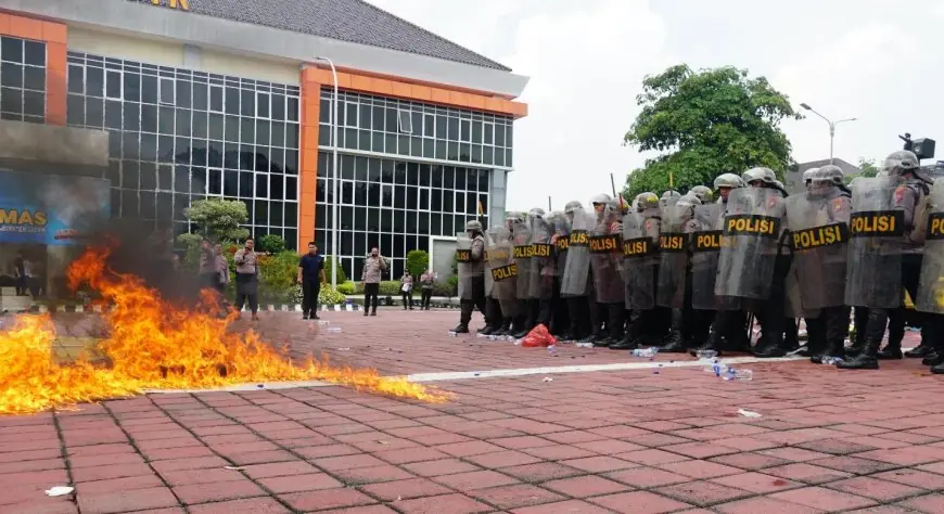 Simulasi TFG May Day 2026, Polres Gresik Siapkan Pengamanan Humanis dan Terukur